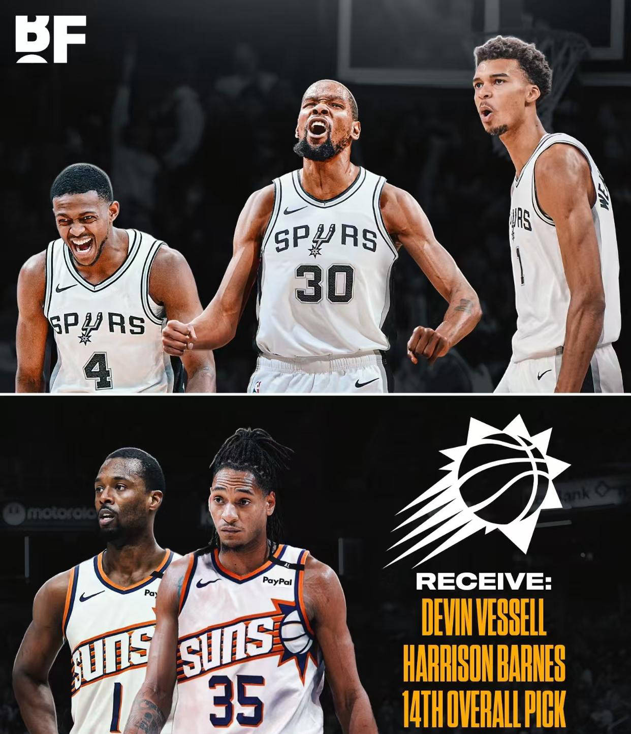 队记：鹈鹕不会贱卖琼斯和墨菲，要价不会低于一个首轮（队记：鹈鹕不低价送走琼斯与墨菲，至少要一个首轮签）